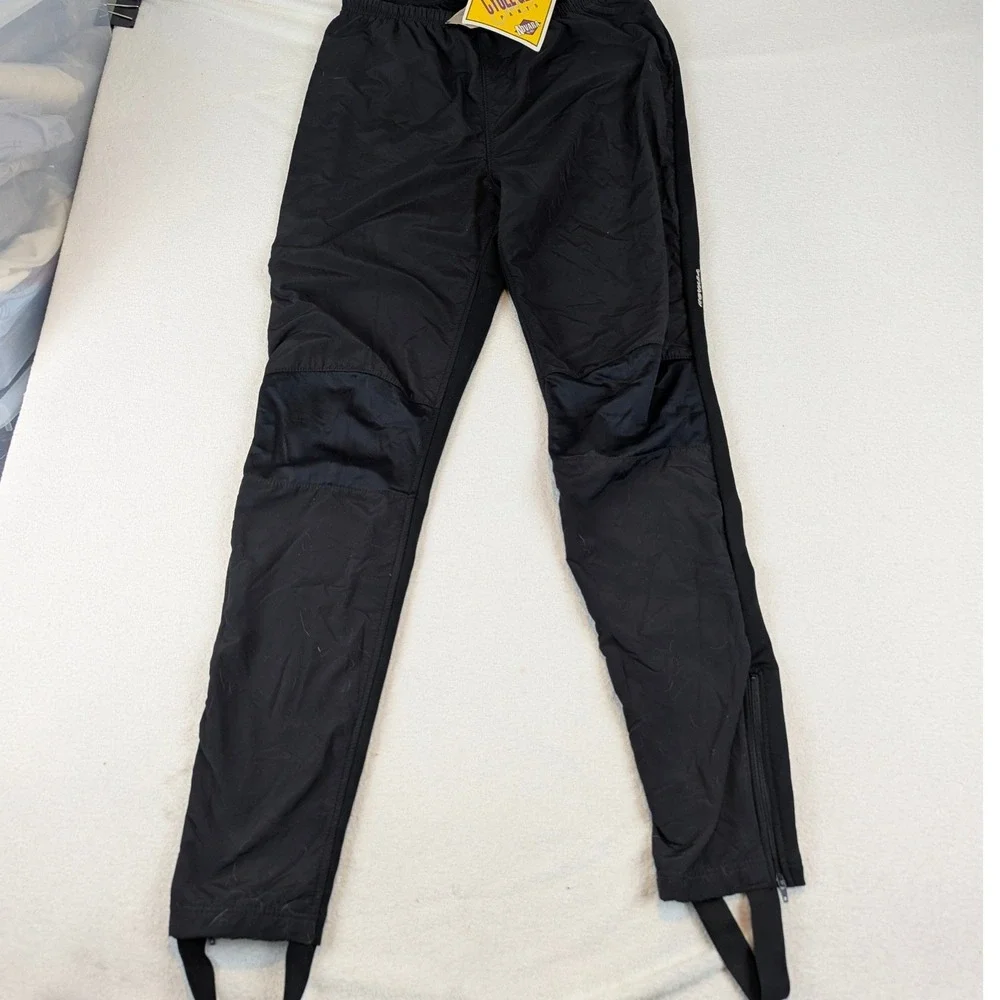 Novara by REI Mens X Large Black Cycle Blast Vermont Gear Pants Stirrups Zippers